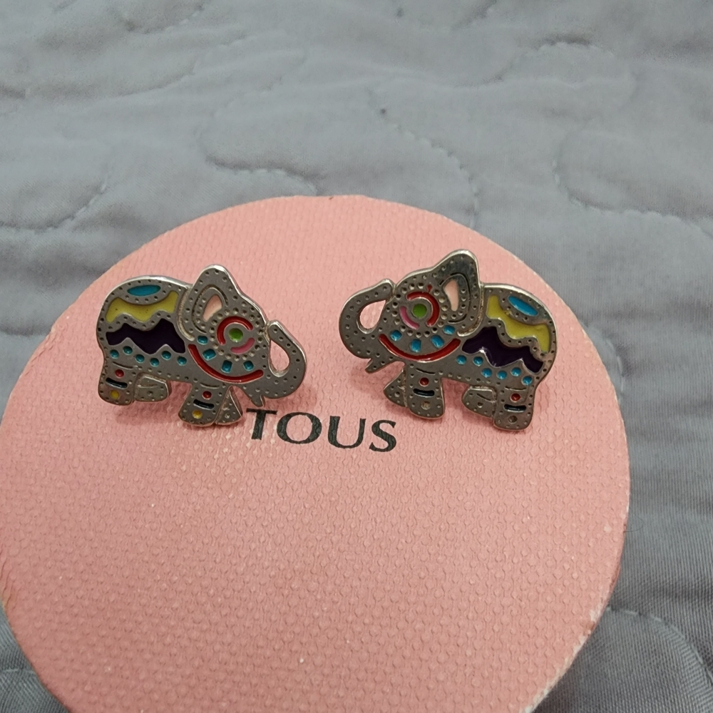Tous elephant earrings Ganesh collection